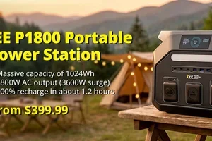 Weekend Mega Sale: 1024Wh 3600W Max Output Power Station From $399.99 & Zeblaze GTS4 Only $15.99!