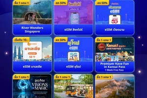 🎉 7.7 MEGA SALE | Flash Sale ตั๋วเที่ยวเที่ยว & eSIM ทุกวัน 12:00 น.