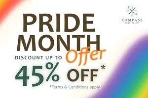 🌈 Pride Month Special: Save Up to 45% on Your Next Escape!