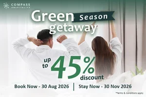 Green Season Escape: Up to 45% OFF in Thailand!