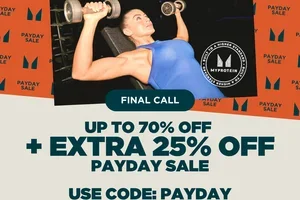 Final call: Extra 25% off payday sale