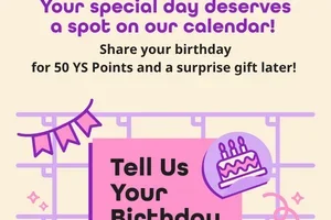 🎂 Wanna be spoiled for your birthday?