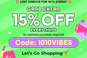 🚨🚨🚨 Score extra 15% off EVERYTHING before it's gone!🏃‍♀️💨
