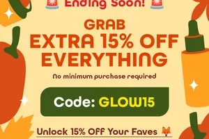 ⏳ The clock is ticking: Take an extra 15% OFF your fall glow-up right now!🍁