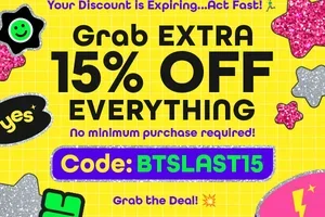 ⏰ Final Bell! Grab Extra 15% Off Everything Before It’s Gone 💥