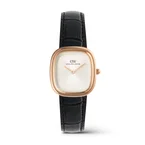 Margot Black Croc Rose Gold