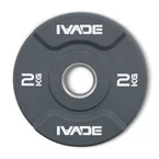 แผ่นน้ำหนัก HRX Competition Series รุ่น PRO URETHANE 2KG x 2 แผ่น (MD1066)