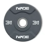 แผ่นน้ำหนัก HRX Competition Series รุ่น PRO URETHANE 3KG x 2 แผ่น (MD1066)