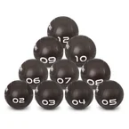 ชุด 2-IN-1 ลูกบอลน้ำหนัก 2-12KG Medicine & Slam Ball สี DARK CHOCOLATE
