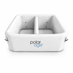 อ่างแช่น้ำแข็ง Ice Bath Premium Polarage รุ่น TL04 แบบนอน ขนาด M สีขาว วัสดุ PVC
