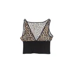 Sheer Leopard Print Top