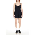 Pleated Bustier Cami Romper