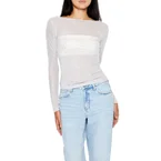 Mesh Rhinestone Flame Top