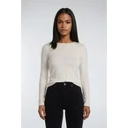 Boat Neck Long-Sleeve Top