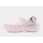 รองเท้าแตะผู้หญิง Classic Platform Dipped Buckle Clog